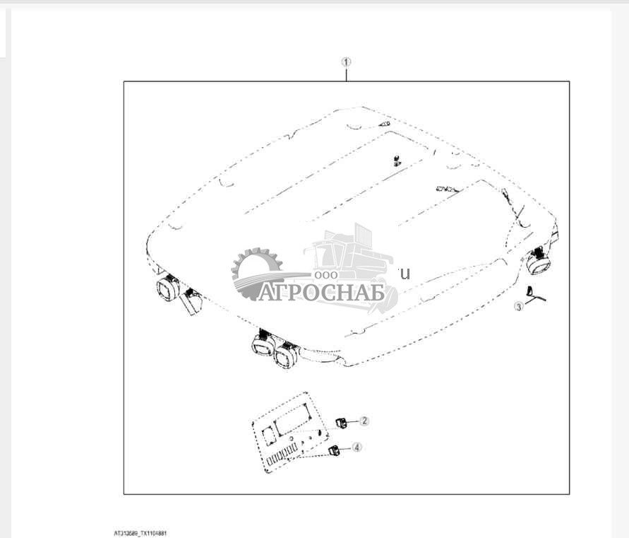 Комплект проводки проблескового маячка 